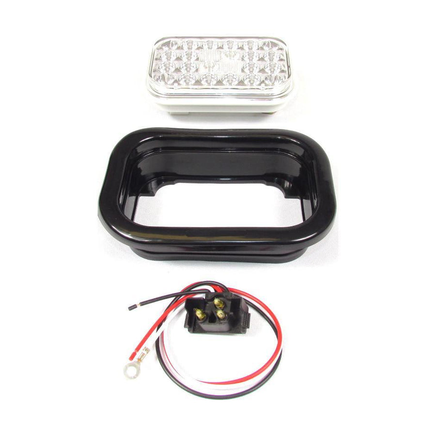RED CLEAR, RECTANGULAR 24 LED SEALED KIT Tractolaser