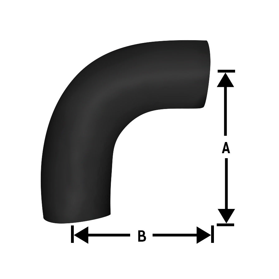 HOSE A=6.5" X B=5 3/4 DIAM 2.5" Tractolaser