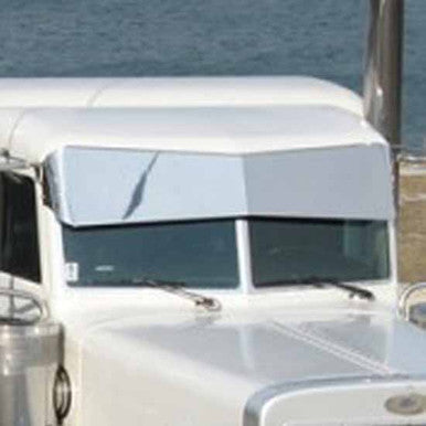 3 Hole Side Mount - 13” To 9” S.S Bowtie Style Visor Reverse Blind Mount. Fits Peterbilt 379/378/388/389 ULTRA CAB 60" LONG Tractolaser