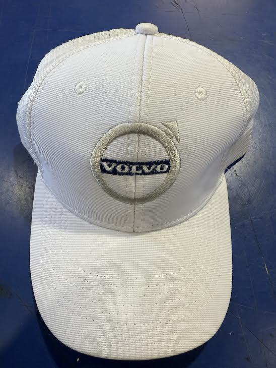 VOLVO CURVED BILL PATCH HAT WHITE (Copia) (Copia) Tractolaser