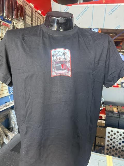 Truck T-shirts AMS BLACK/RED TRUCK CARRERA T-shirt Designs size 2XL Tractolaser