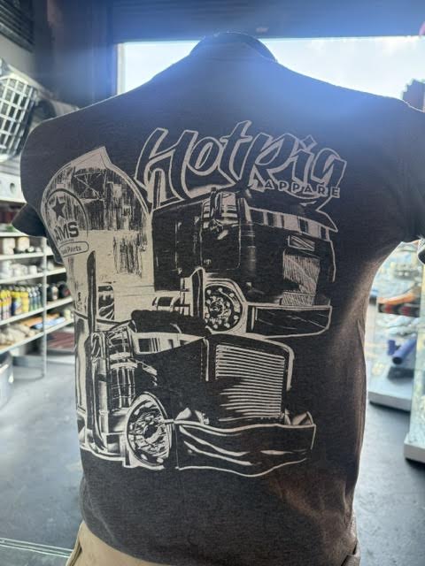 Truck T-shirts HOT GRAY/RED Custom Truck T-shirt Designs size S Tractolaser