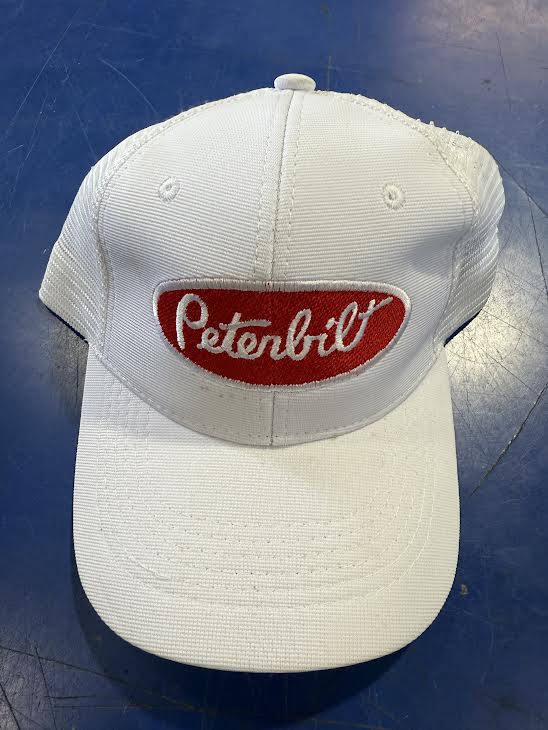 PETERBILT CURVED BILL PATCH HAT WHITE (Copia) Tractolaser