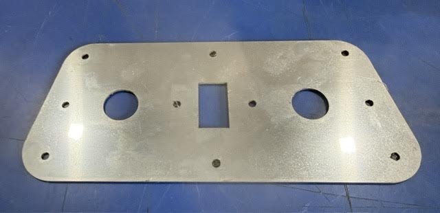 Stainless Steel Dual Watermelon Sleeper Dome Light Plate With Switch Hole each Tractolaser