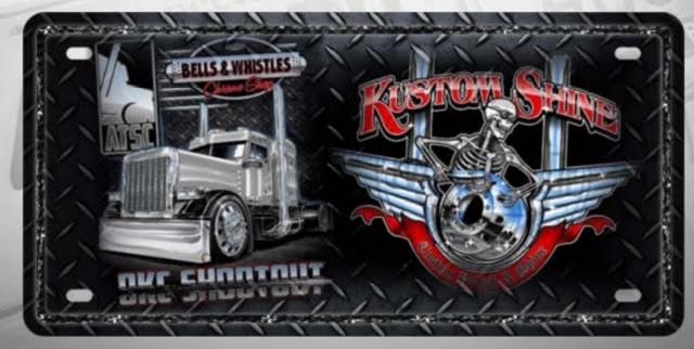 CHAPA (PLACA) DE LUJO KUSTOM SHINE Tractolaser