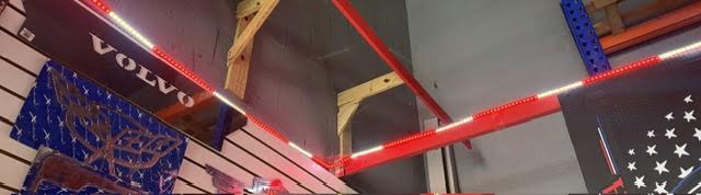 SUPERNIGHT LED Strip Light, 16.4ft/5M SMD 5050 Waterproof Flexible RED/WHITE 24v Tractolaser