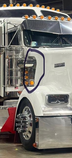 BEZEL KENWORTH W900 FILTER COVER X 2 Tractolaser