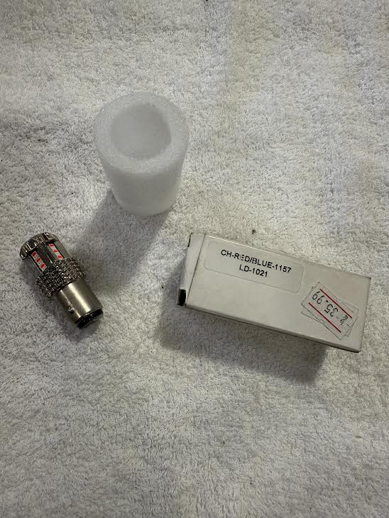 BULB JML 1157 STAR LED RED/BLUE Tractolaser