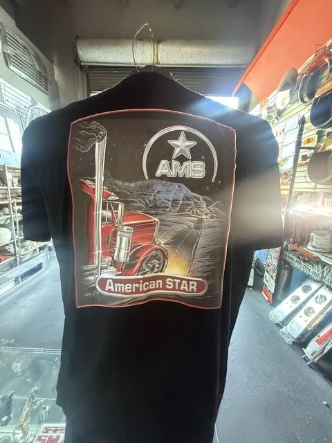 Truck T-shirts AMS BLACK/RED TRUCK DESERT T-shirt Designs size 2XL Tractolaser