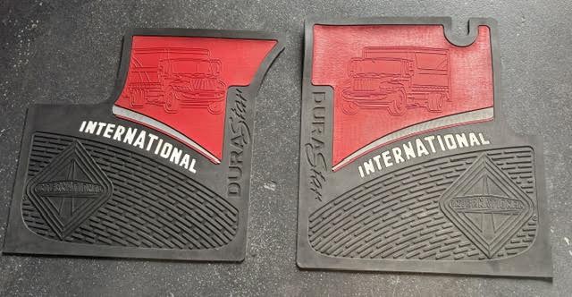 INTERNATIONAL MAT FLOOR RED Tractolaser