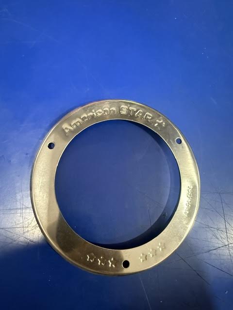 AMS 60 Series 4" Stainless Steel Flange Cover - Silver Tractolaser