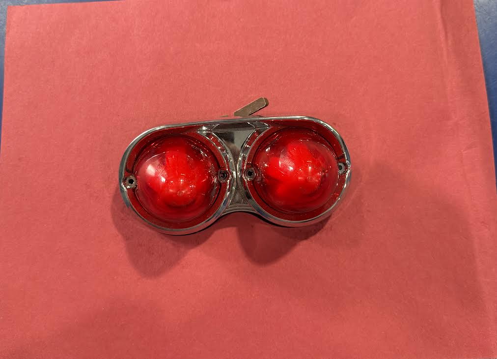 MINI WATERMELON LIGHT DUAL RED 2" CRHOME BEZEL INNOVA Tractolaser