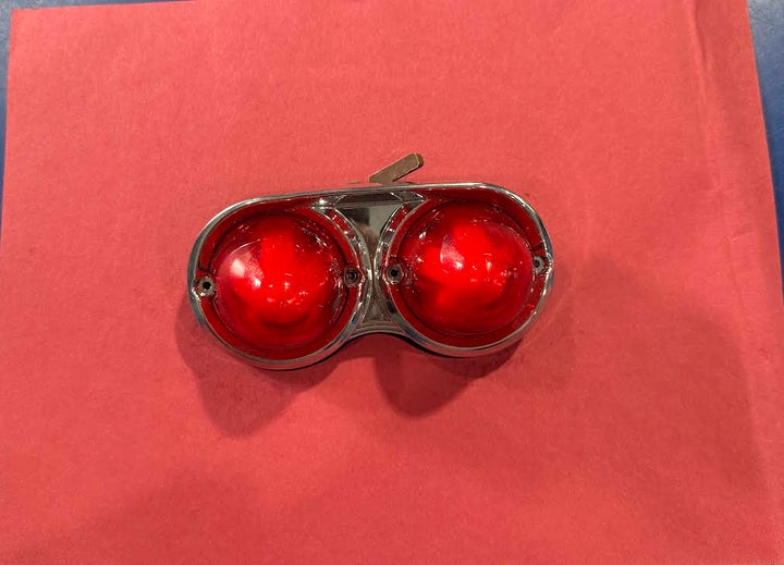 MINI WATERMELON LIGHT DUAL RED 2" CRHOME BEZEL INNOVA Tractolaser