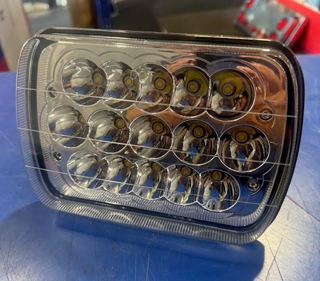 High Power 15 LED Rectangular Light 7X5 Tractolaser