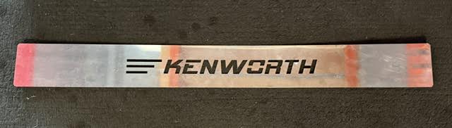 Bezel Kenworth stainless steel 26" X 3" Tractolaser