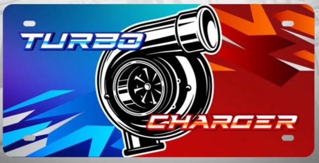 CHAPA (PLACA) DE LUJO TURBO CHARGER Tractolaser