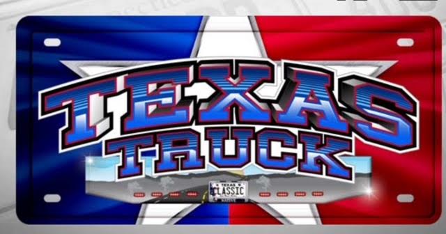 CHAPA (PLACA) DE LUJO TEXAS TRUCKS BUMPER Tractolaser