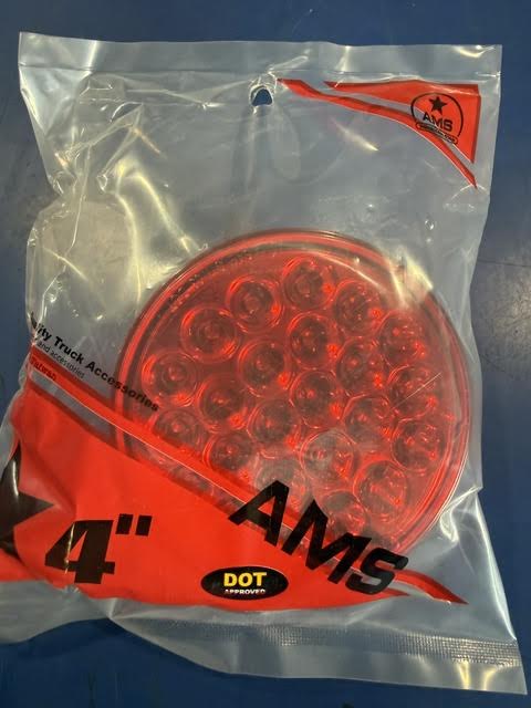 AMS-7820 Pearl 4" LED Light RED/RED Tractolaser