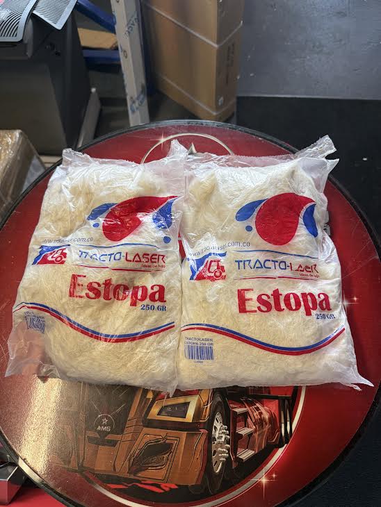 ESTOPA PARA BRILLO BOLSA DE 250gr Tractolaser