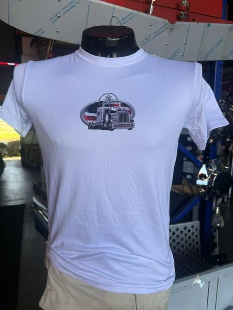 Truck T-shirts AMS GRAY TRUCK FLAG EEUU T-shirt Designs size M Tractolaser