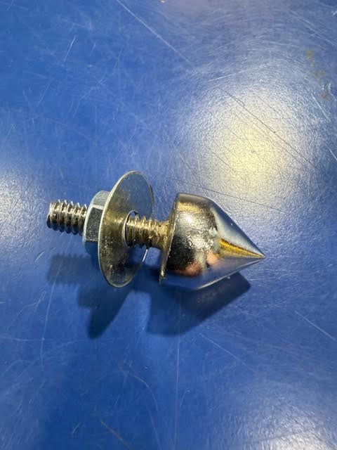 BULLET FASTENER CHROME 1/4 Tractolaser