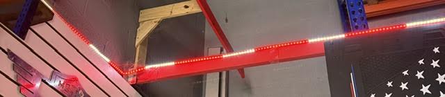 SUPERNIGHT LED Strip Light, 16.4ft/5M SMD 5050 Waterproof Flexible RED/WHITE 24v Tractolaser
