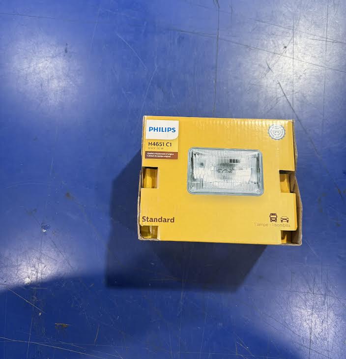 REGULAR PHILIPS Rectangular Light 4X6 H4651 C1 Tractolaser