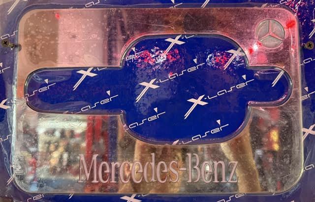 Stainless Steel Exterior Upper Door Logo Trim For MERCEDES BENZ X 2 Tractolaser