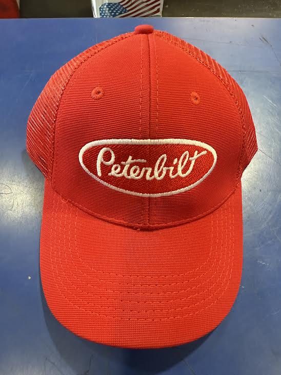 PETERBILT CURVED BILL PATCH HAT RED (Copia) Tractolaser