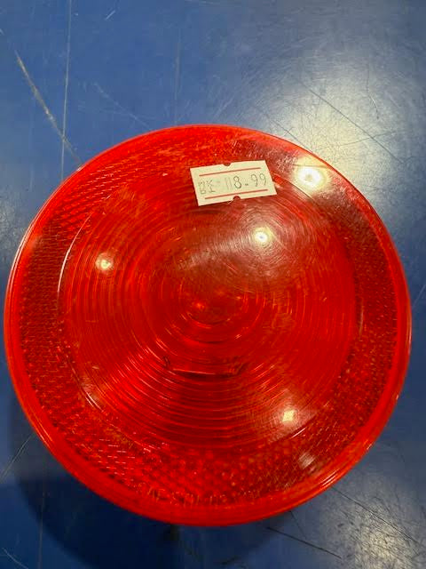 4" Round Stop Turn Tail BULB RED/RED Tractolaser