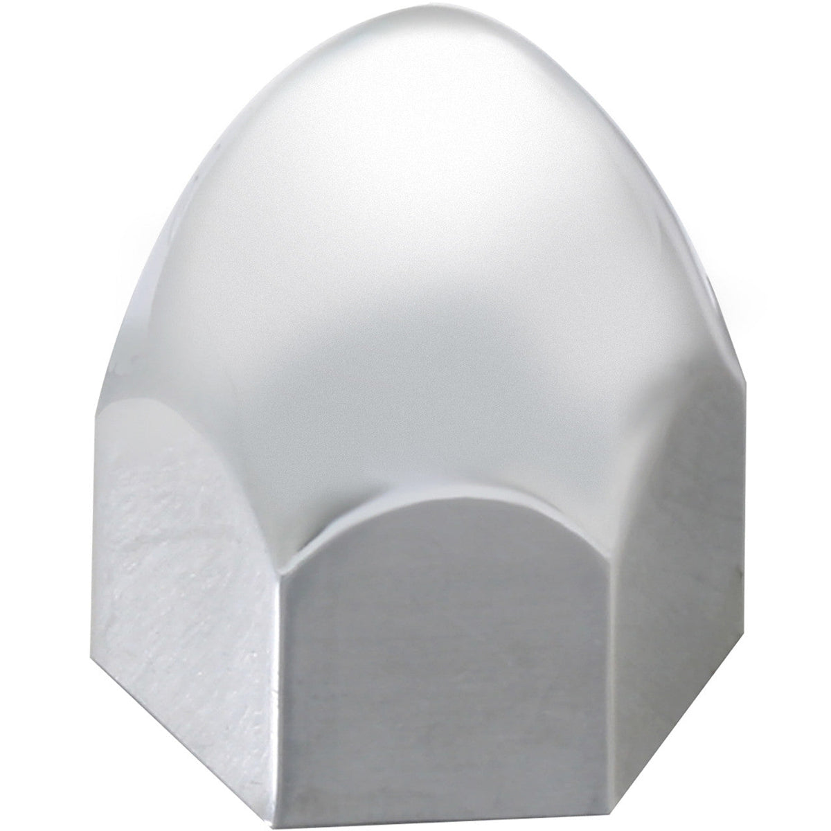 Bullet Chrome Plastic Lug Nut Cover Across Flat: 9/16" Height: 15/16" 10091 GG Tractolaser