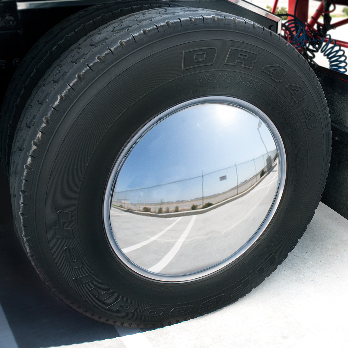 Aero Full-Moon Rear Axle Cover Kit - Chrome 10326 UP (X1) Tractolaser
