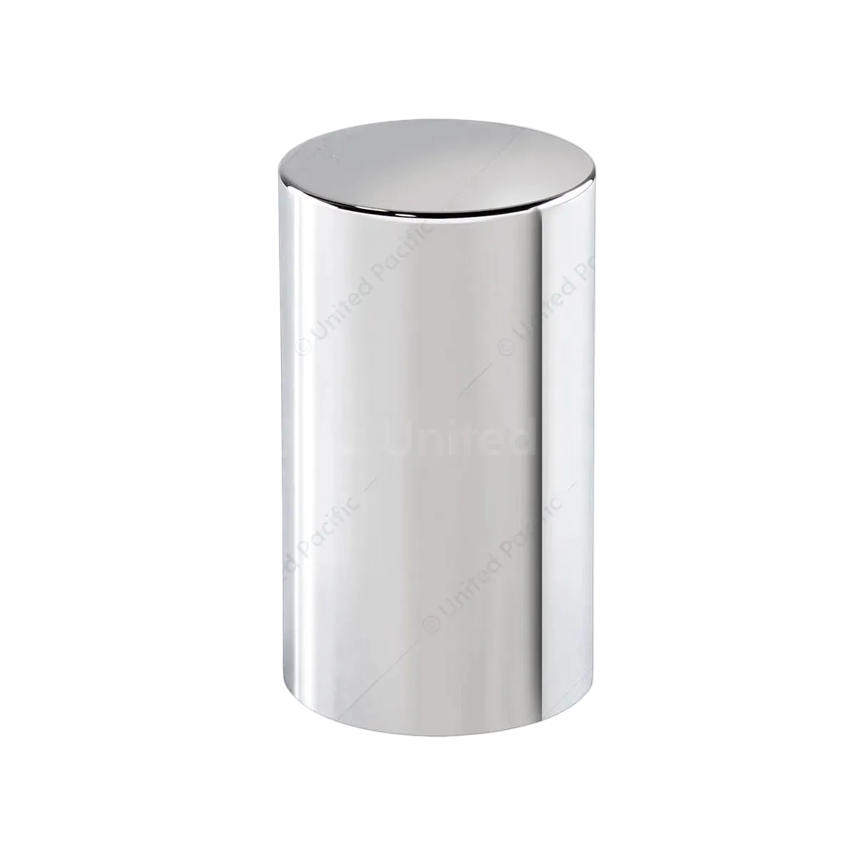 33mm X 3-1/2" Chrome Plastic Cylinder Nut Covers Thread-On Tractolaser