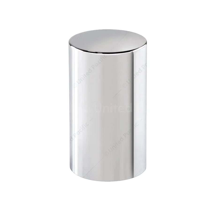 33mm X 3-1/2" Chrome Plastic Cylinder Nut Covers Thread-On Tractolaser