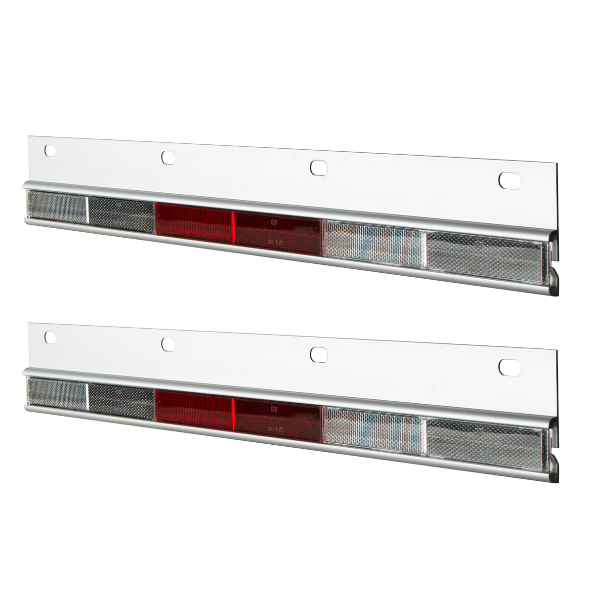 Straight Conspicuity Reflector Plate (Card of 2) 10601 UP Tractolaser