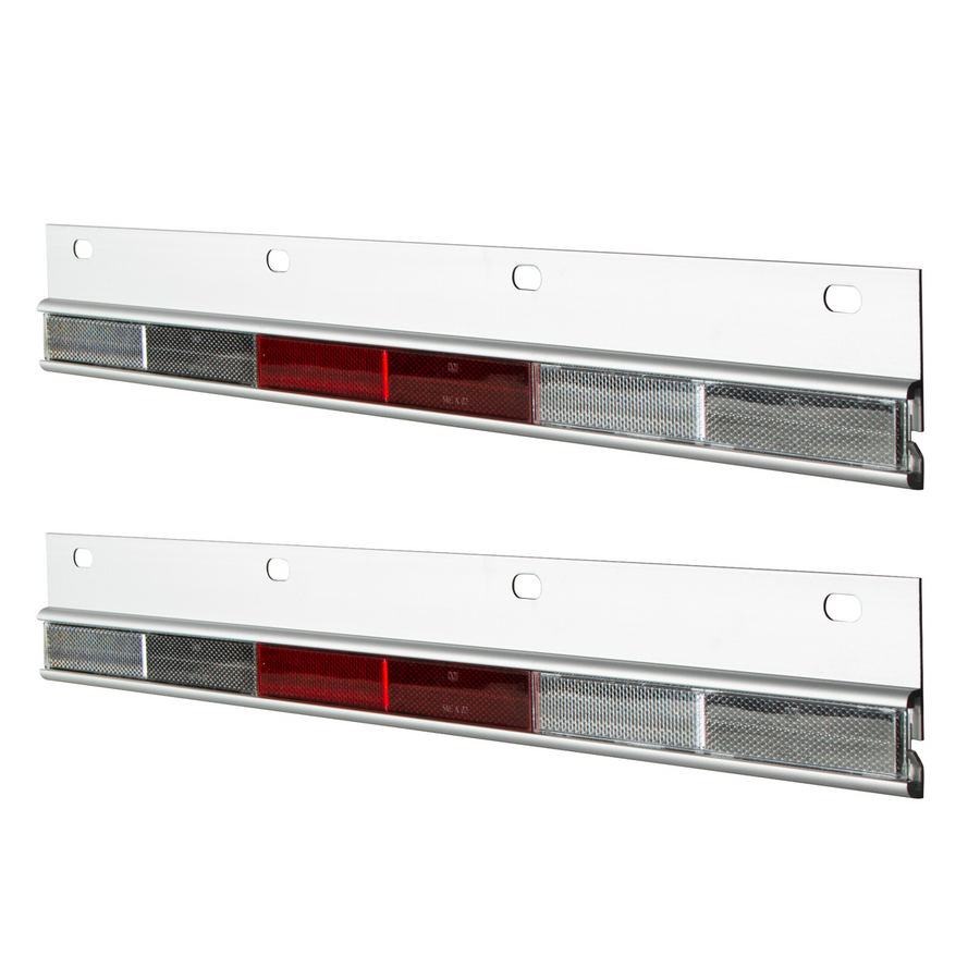 Straight Conspicuity Reflector Plate (Card of 2) 10601 UP Tractolaser