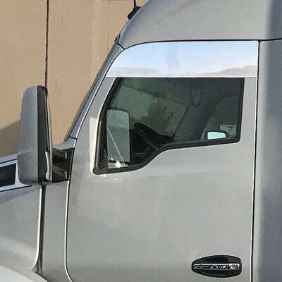 Stainless 8" Chopped Window Trim For Kenworth T680/T880 Trucks Tractolaser