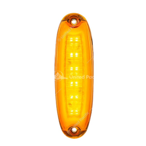 12 LED CAB LIGHT FOR 2008-2017 FREIGHTLINER CASCADIA - AMBER LED/AMBER LENS 39212 Tractolaser