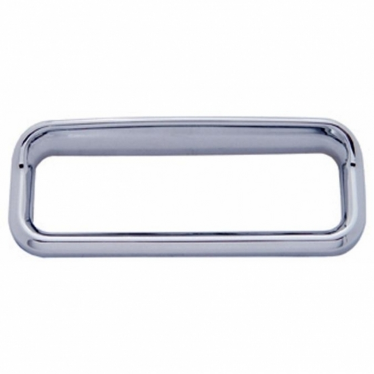 Chrome Bezel For 3" X 13/16" Freightliner Glove Box Emblem 20596 UP Tractolaser