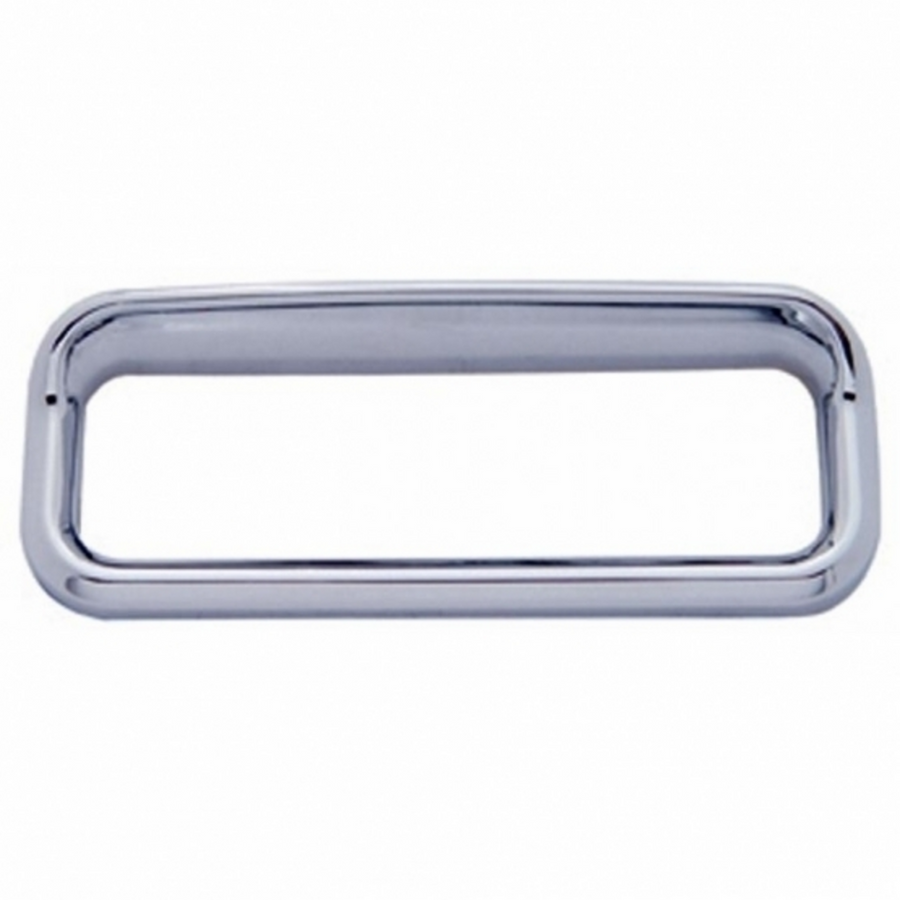 Chrome Bezel For 3" X 13/16" Freightliner Glove Box Emblem 20596 UP Tractolaser