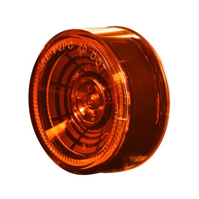 ROUND MARKER LAMP 2" 4 AMBER LED 12V 320-8811AZ-12V Tractolaser
