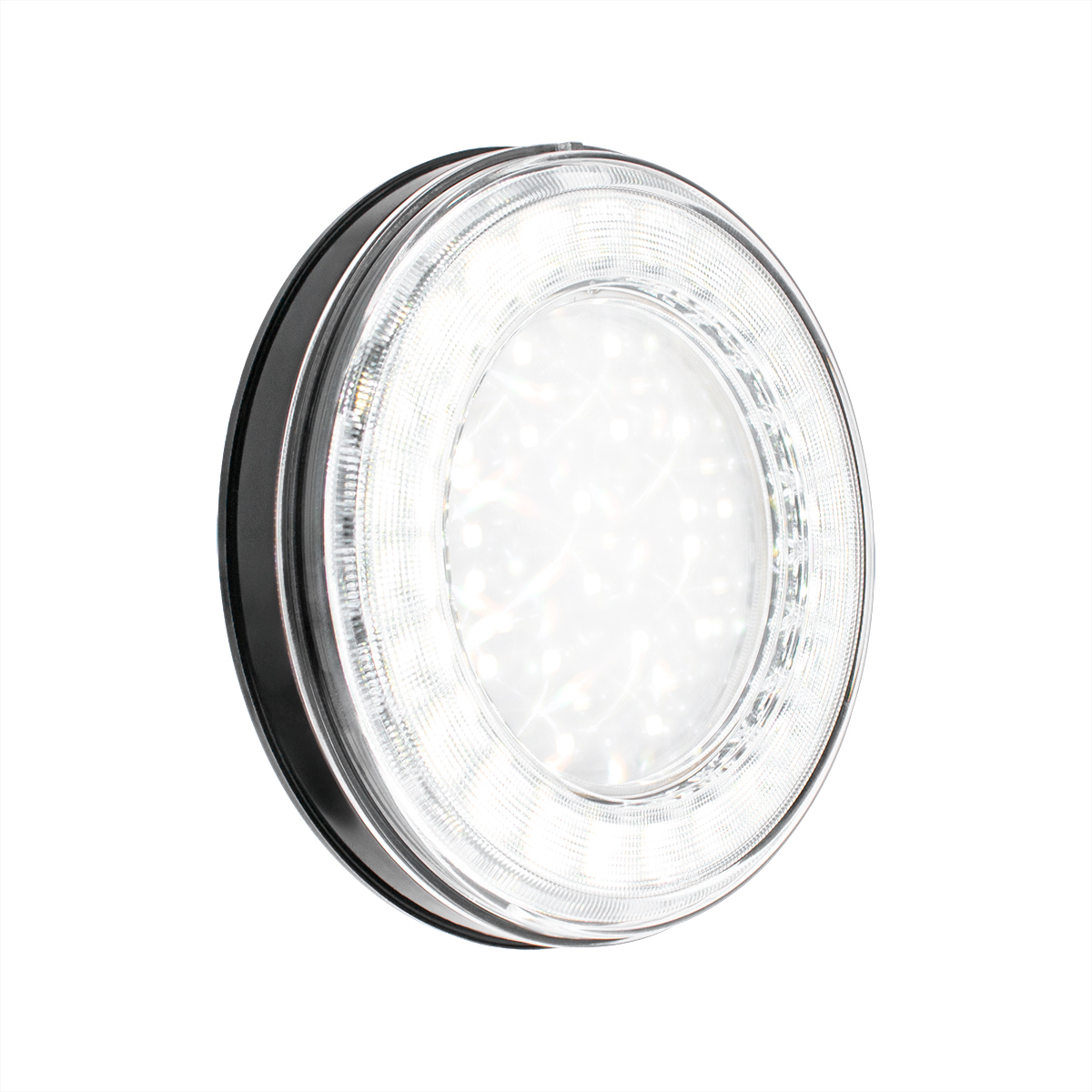 33 LED 4" Round Lumos Light S-Series (Back-Up) - White LED/Clear Lens 36099 UP Tractolaser