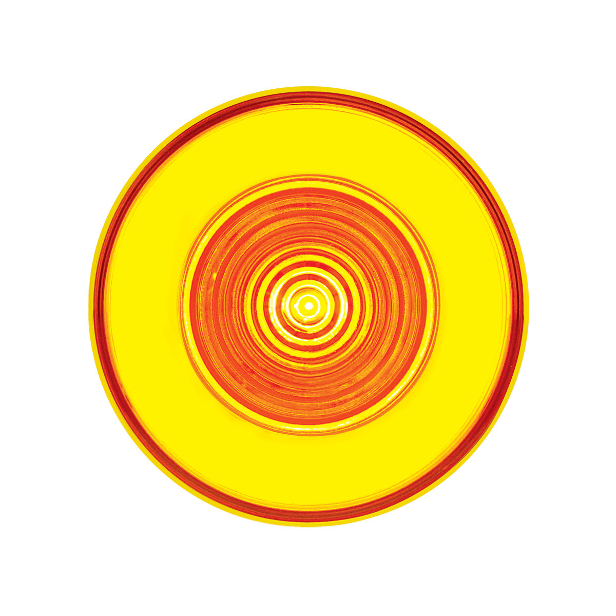 9 LED 2.5" Round GloLight (Clearance/Marker) - Amber LED/Amber Lens Tractolaser