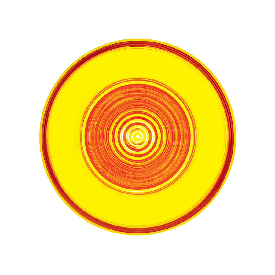 9 LED 2.5" Round GloLight (Clearance/Marker) - Amber LED/Amber Lens Tractolaser