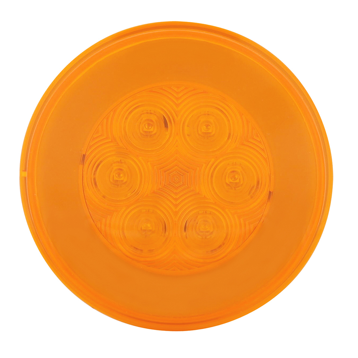 21 LED 4" GloLight (Turn Signal) - Amber LED/Amber Lens Tractolaser