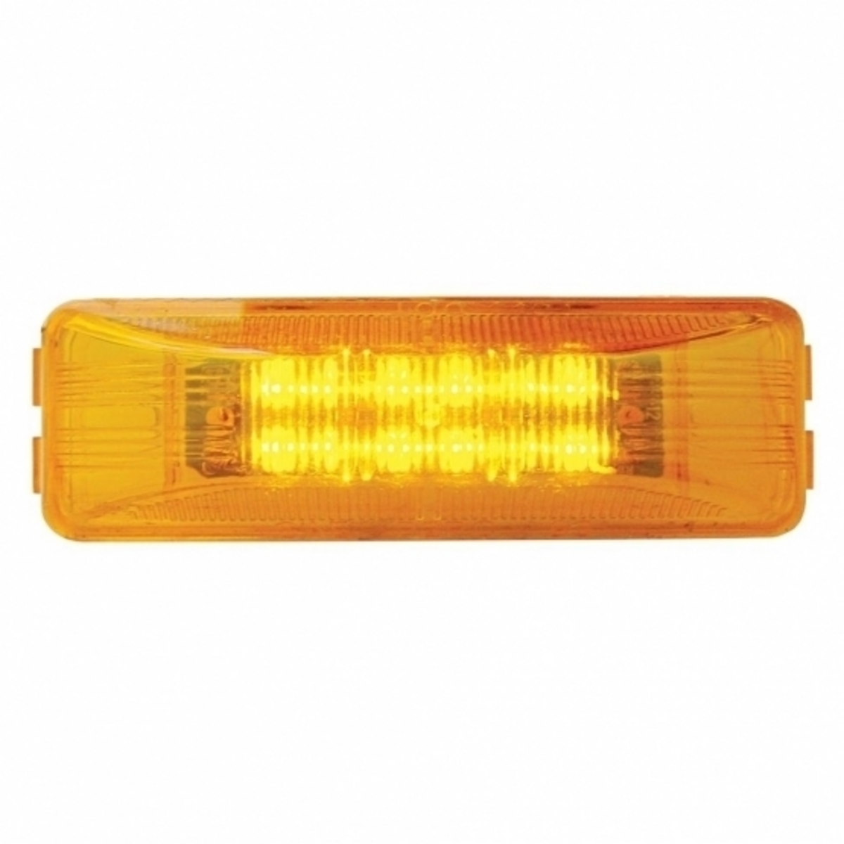 12 LED Rectangular Light (Clearance/Marker) - AMB LED/AMB Lens 38161 UP Tractolaser