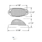 15 LED Freightliner Sleeper Light (Clearance/Marker) - Amber LED/Amber Lens 38448 UP Tractolaser