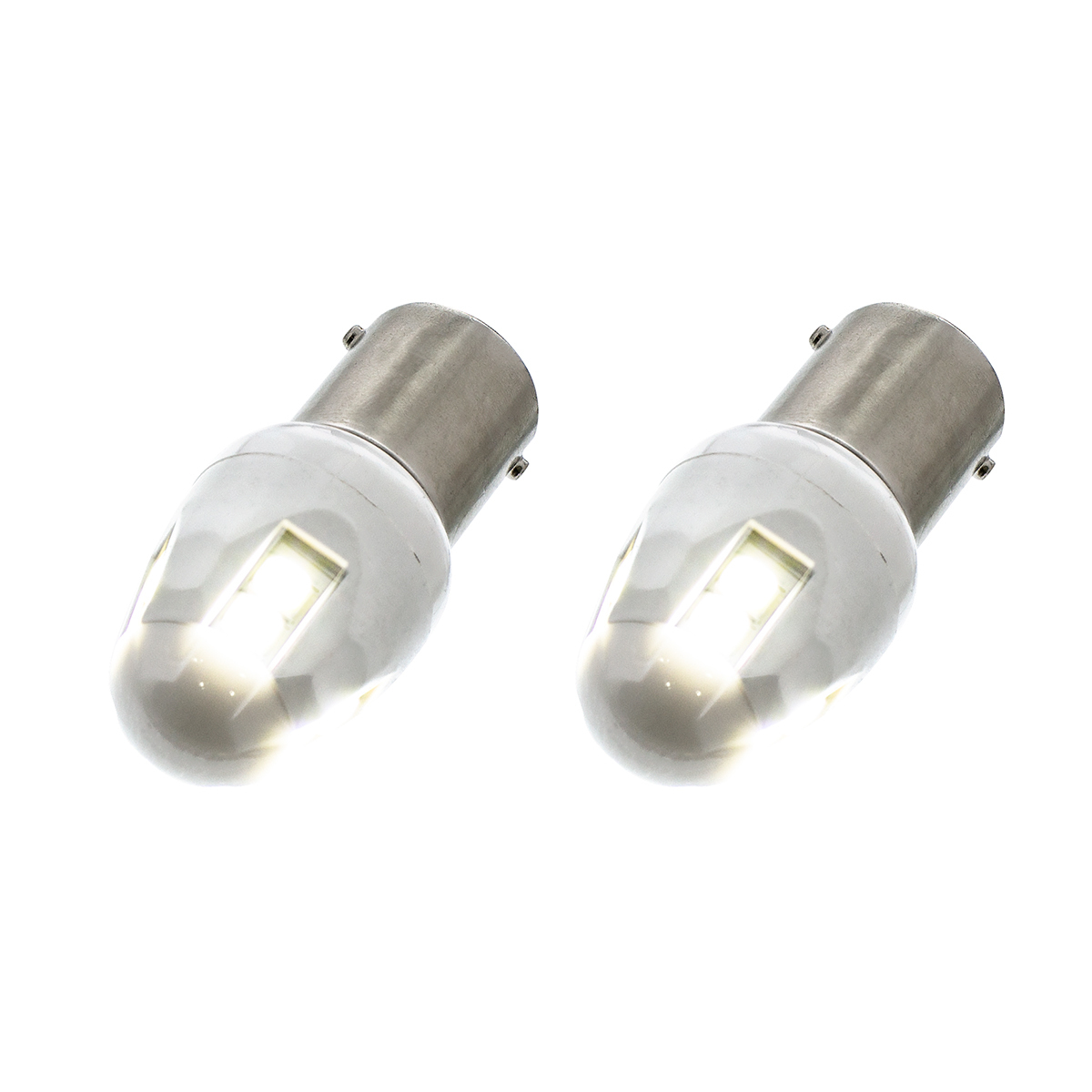 High Power 8 LED 1156 Type Bulb - White (Card of 2) 38897 UP Tractolaser