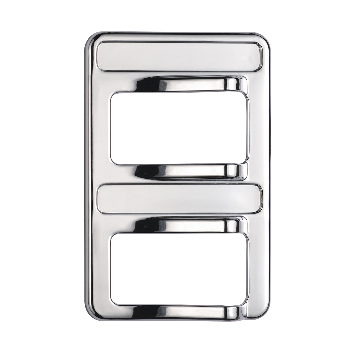 Chrome Rocker Switch Cover For Peterbilt 579 (2012-2019) & 567 (2014-2019)- 2 Switches 41767 UP Tractolaser