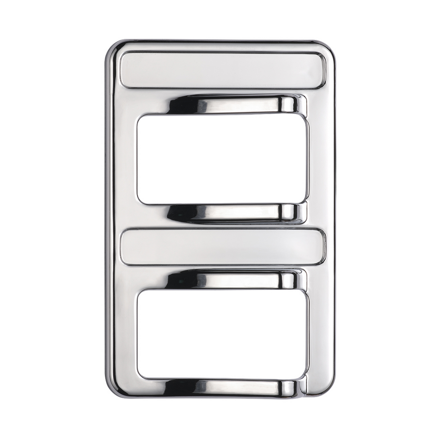 Chrome Rocker Switch Cover For Peterbilt 579 (2012-2019) & 567 (2014-2019)- 2 Switches 41767 UP Tractolaser